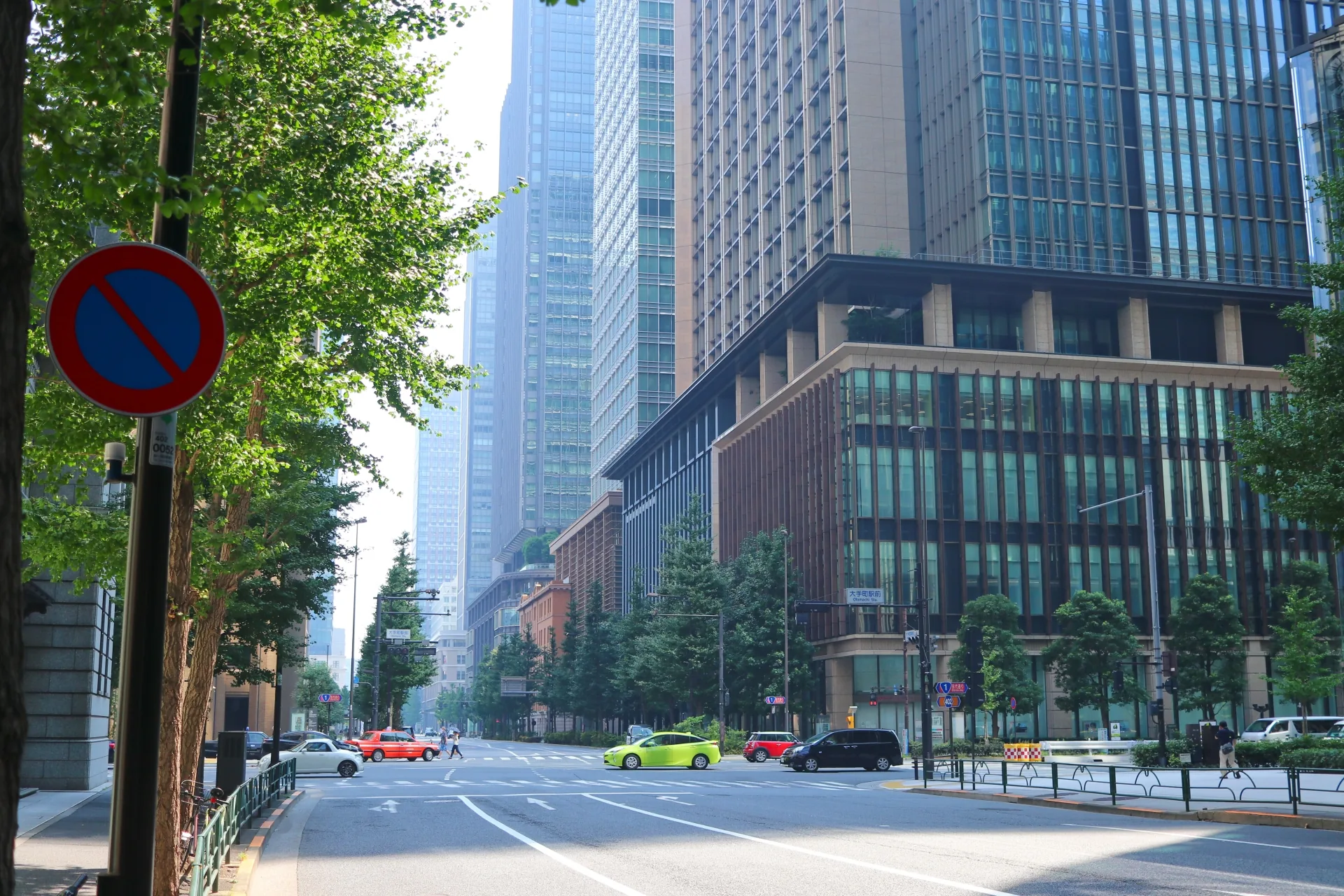 大手町駅周辺の街並み